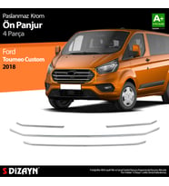 Ford Tourneo Custom Krom Ön Panjur 4 Prç 2018-2023