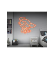 Power Puff Girls Bubbles Figürlü Neon Tabela
