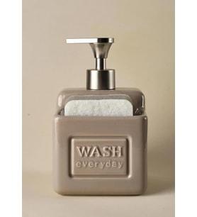 Ashton Taupe Porselen Sıvı Sabunluk 500 ml