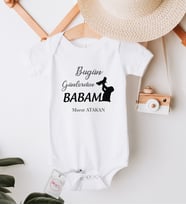Bugün Günlerden Babam Kişiselleştirilebilir  Babalara Özel Baskılı Bebek Body & Zıbın
