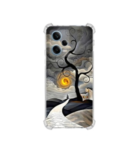 PrintiFy Xiaomi Redmi Note12pro5g ile Uyumlu Simya Serisi Sarmal Yolculuk Tasarımlı Uv Baskılı Köşe Korumalı Antişok Kılıf