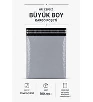 Northcity Gri Cepsiz Kargo Poşeti 35x45+5 Cm 100 Adet – Güvenli ve Dayanıklı Kargo Ambalajı