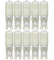 (10 Adet) Osaka Buzlu 5W Beyaz Işık (6500K) G9 Duylu Led Kapsül Ampul