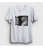 Presmono Unisex Beyaz Helmet Pubg T-Shirt 30408tt