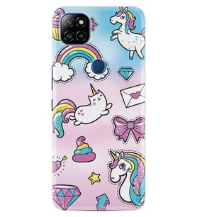 Casper Via E30 Kılıf Silikon Desen Özel Seri Unicorn Mektup 1800