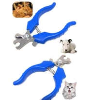 Kedi Köpek Evcil Hayvan Yaylı Tırnak Düzeltme Makası Aleti Makas Mavi