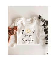You are My Sunshine Uzun Kol Çıtçıtlı Organik Bebek Body