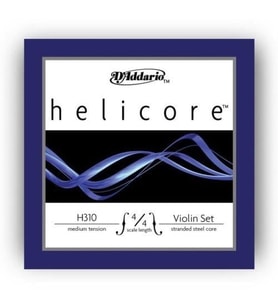 D'Addario H310 Helicore Keman Tel Seti (4/4)  Çok Lifli Çelik Özlü Yapı Net ve Odaklanmış Ses ile Hızlı Yay Yanıtı