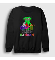 Presmono Unisex Siyah All Garten Of Banban Sweatshirt 531317tt