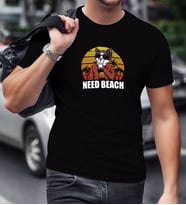 BK Gift Kedi Tasarımlı Siyah T-Shirt-2