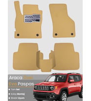 JEEP RENEGADE (2014-2020) Uyumlu EVA Paspas Tam Set–Araca Özel,Kolay Montaj,Su Geçirmez