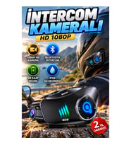 Q28 Kameralı Bluetooth Motosiklet Kask Kulaklığı 1080P HD Kamera 45 Saat Müzik IPX6 Su Geçirmez