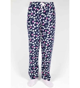 Cepsiz Kışlık Polar Kadın Pijama Altı je11 (Lacivert)