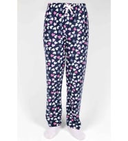Cepsiz Kışlık Polar Kadın Pijama Altı je11 (Lacivert)