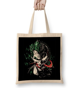 Venom vs Spiderman Joker Bez Çanta Uzun Saplı