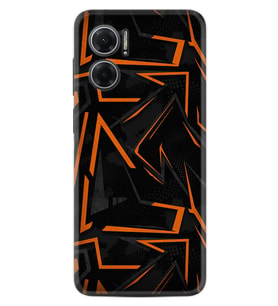 Xiaomi Redmi Note 11E Kılıf Silikon Desen Özel Seri Zigzaglar 1651