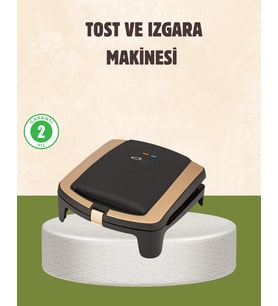 Tost Makinesi Isı Kontrollü 4 Dilim Kapasiteli