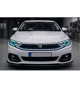 Fiat Egea 2020 Üzeri Makyajlı Ön Panjur Parlak Siyah LED Lİ Sedan & HB Uyumlu