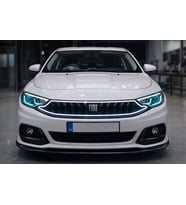 Fiat Egea 2020 Üzeri Makyajlı Ön Panjur Parlak Siyah LED Lİ Sedan & HB Uyumlu