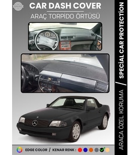 MERCEDES SL R129 (1989-2001) Torpido Örtüsü Premium Kalite Torpido Koruma Özel Kesim UV Koruma