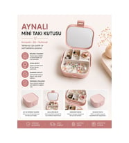 Çok Bölmeli Mini Takı Saklama Kutusu, Taşınabilir ve Şık Organizer