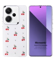 Microsonic Xiaomi Redmi Note 13 Pro Plus 5G Kılıf PrettyCharm Cherry (Kırmızı)