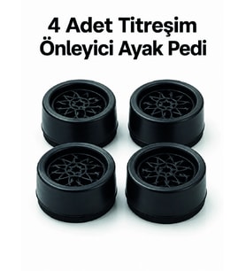 4'Lü Set Çamaşır Makinesi Titreşim Önleyici Ped