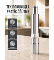 Ergonomik Tasarımlı, Nem Geçirmez Kapaklı Baharat Öğütücü