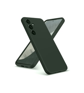 Galaxy A36 Kılıf Nano Içi Kadife Silikon - Koyu Yeşil