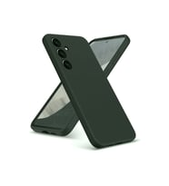Galaxy A36 Kılıf Nano Içi Kadife Silikon - Koyu Yeşil