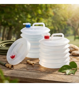 Musluklu Akordiyon Katlanır Su Bidonu 10 Litre