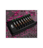 I-Gen G811 8'li Pil Şarj Aleti + 8 Adet AAA Pro 1100 mAh  Şarj Edilebilir İnce Şarjlı Kalem Pilli Set 1.2V Ni-MH
