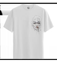 Wired Soul - %100 Pamuklu Kadın Beyaz Tişört - Premium Quality (Siyah - Beyaz)