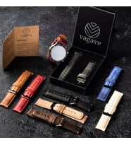 vagave Huawei Watch GT / GT2 / GT2e / GT2pro 46mm Deri Kordon İsme Özel 9 Renk (Kırmızı)