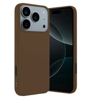 Newface Apple iPhone 17 Pro Max First Silikon - Kahverengi