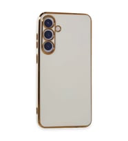 Samsung Galaxy S24 Plus Kılıf Volet Silikon - Beyaz
