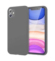 iPhone 11 Kılıf First Silikon - Gri