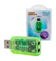 Powermaster 5.1 Kanal Usb 2.0 Ses Kartı Mikrofon Hoparlör Destekli Usb Ses Çıkışına Dönüştürücü Çevirici