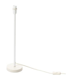 Masa Lambası Tabanı, Beyaz, 48 cm