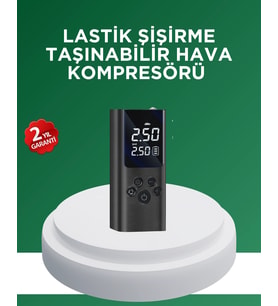 Dijital Lastik Pompası Çok Amaçlı Taşınabilir Kompresör