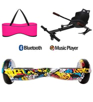 Citymate Elektrikli Kaykay Hoverboard Akıllı Denge 6.5 Inch + HoverKart + Çanta EXTREM PAKET D01