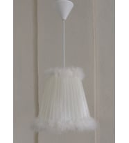 Ç-56 Krem Organze Sarma Yatak Odası Çocuk Odası Genç Ve Bebek Odası Avize Aydınlatma Sarkıt (C.Krem)