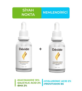 Siyah Nokta Karşıtı ve Nemlendirici Yüz Bakım Serumu 2 li set