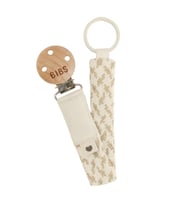 Bibs Paci Braid  Emzik Askısı- Ivory / Vanilla