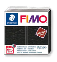 Staedtler Fimo Leather (Deri) Effect Polimer Kil 57 gr 909 Siyah 