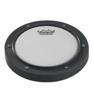 REMO RT-0006-00 Ambassador Coated Çalışma Pedi - 6" (Eğitim - Taşınabilir)  Ambassador Coated Deri Yüzeyi ile Gerçekçi Trampet Hissi, Masaüstü Kullanımına Uygun Kauçuk Taban  Ölçüler: 6 İnç Çap (Kompakt)
