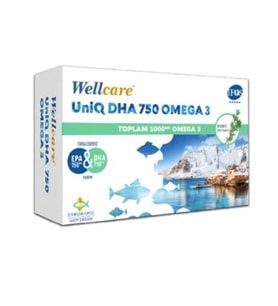 Wellcare Uniq Omega 3 Balık Yağı 750 mg 30 Kapsül