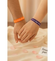 “I Am Always With You” Kalpli Kadın Erkek Çift Silikon Bileklik – Sevgiliye Anlamlı Hediye
