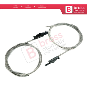 Mercedes A B W169 W245 için Sunroof Tavan Rüzgar Deflektör Halat Seti A1697800244