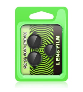 Xiaomi Redmi Note 14 4g Raze Metal Kamera Lens - Siyah